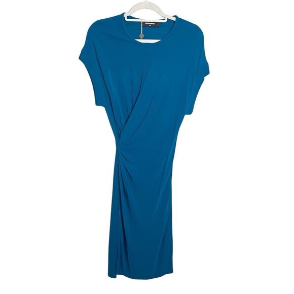 DSQUARED2 Jade side twist mini dress NWT XS $1148 MSRP - Picture 1 of 14